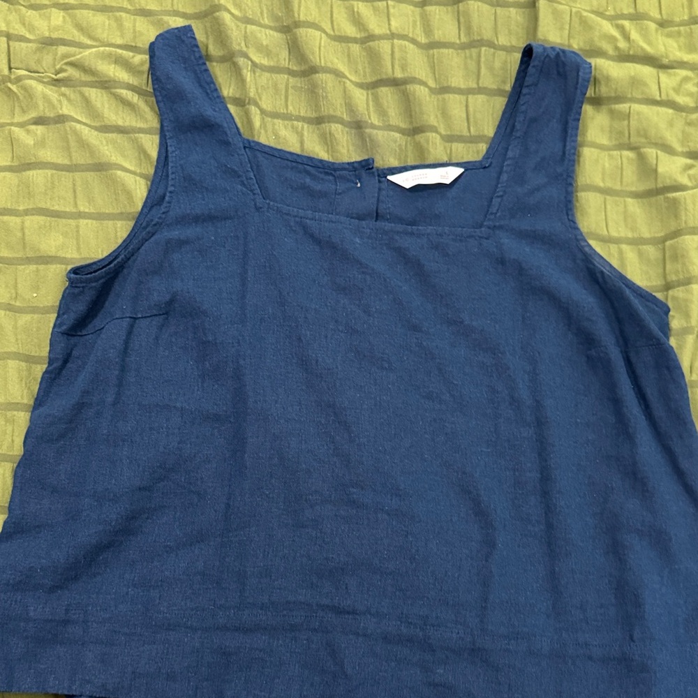 LC Lauren Conrad Navy Tank Top